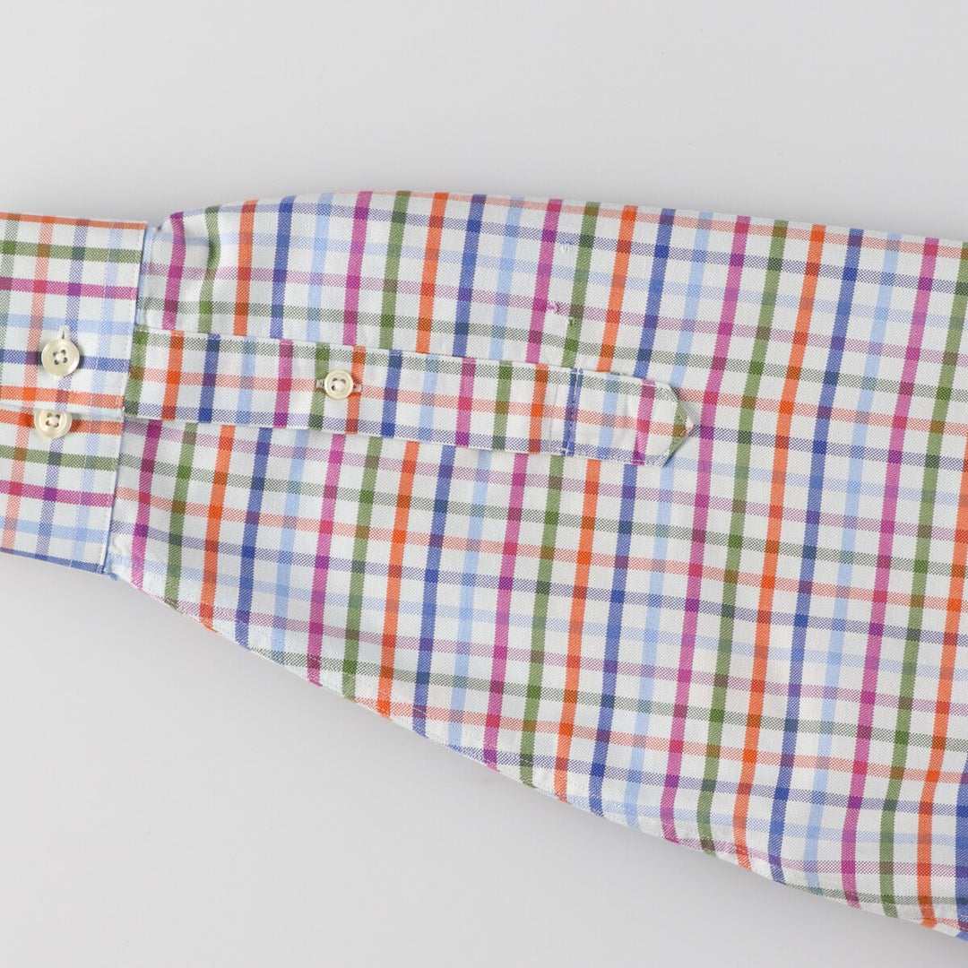 Brooks Brothers 346 Long Sleeve Button-Down Check Shirt, Men's Size L / eaa461702