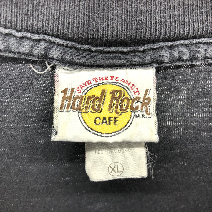 90s~ HARD ROCK CAFE Hard Rock Cafe Advertising T-shirt Men's XL equivalent Vintage / eaa461714