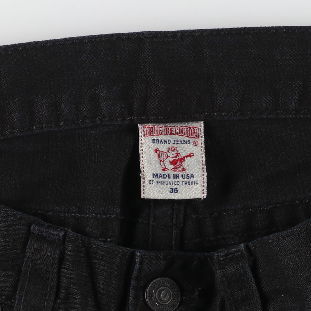 TRUE RELIGION Black Denim Straight Denim Pants Made in USA Men's w39 /eaa461733