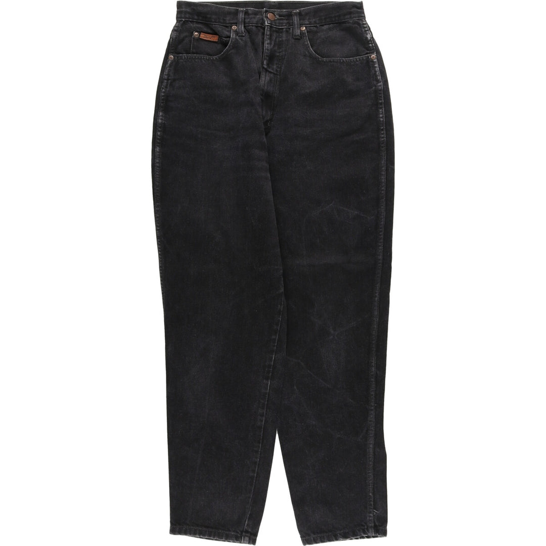 Wrangler Black Denim Tapered Denim Pants Men's W29 unknown black type Vintage Second Hand
