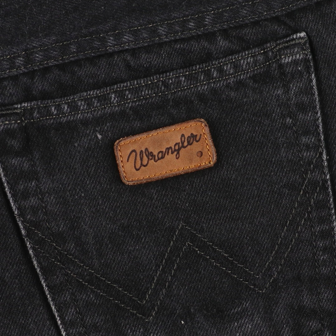 Wrangler Black Denim Tapered Denim Pants Men's W29 unknown black type Vintage Second Hand