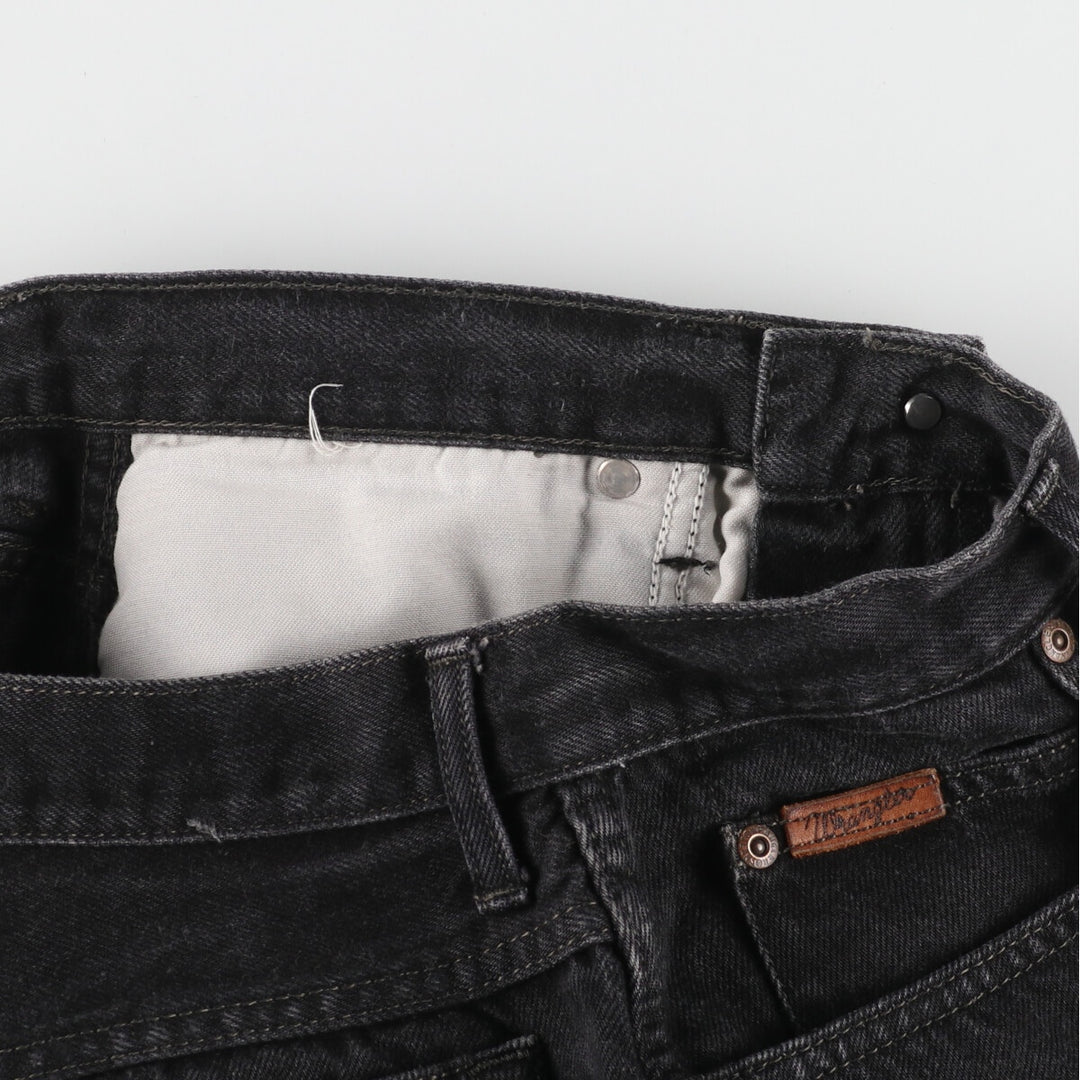 Wrangler Black Denim Tapered Denim Pants Men's W29 unknown black type Vintage Second Hand