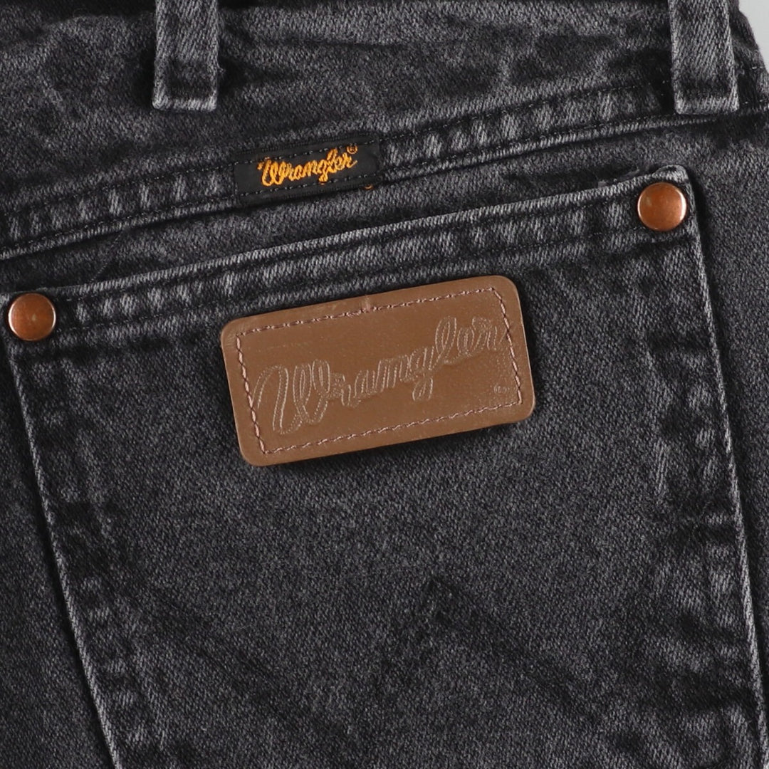 Wrangler Black Denim Straight Denim Pants Men's W34 / eaa461742