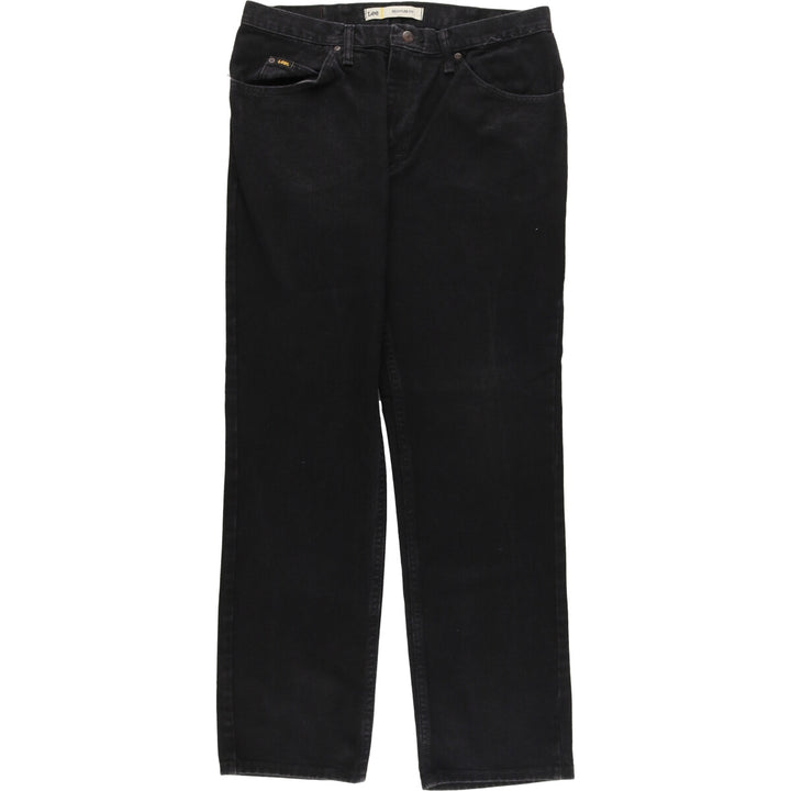 Lee Black Denim Straight Denim Pants Men's W35 / eaa461749