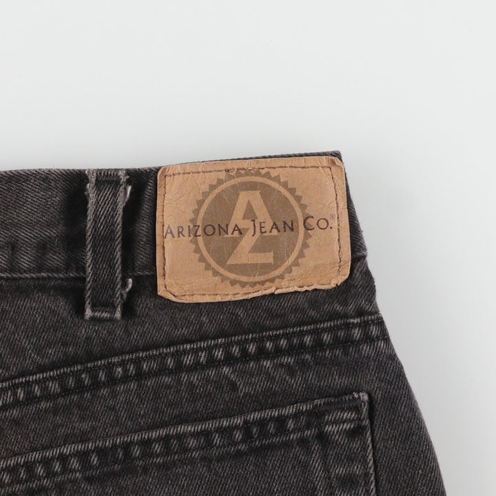 ARIZONA JEAN RELAXED FIT Black denim tapered denim pants made in USA men's w33 /eaa461751