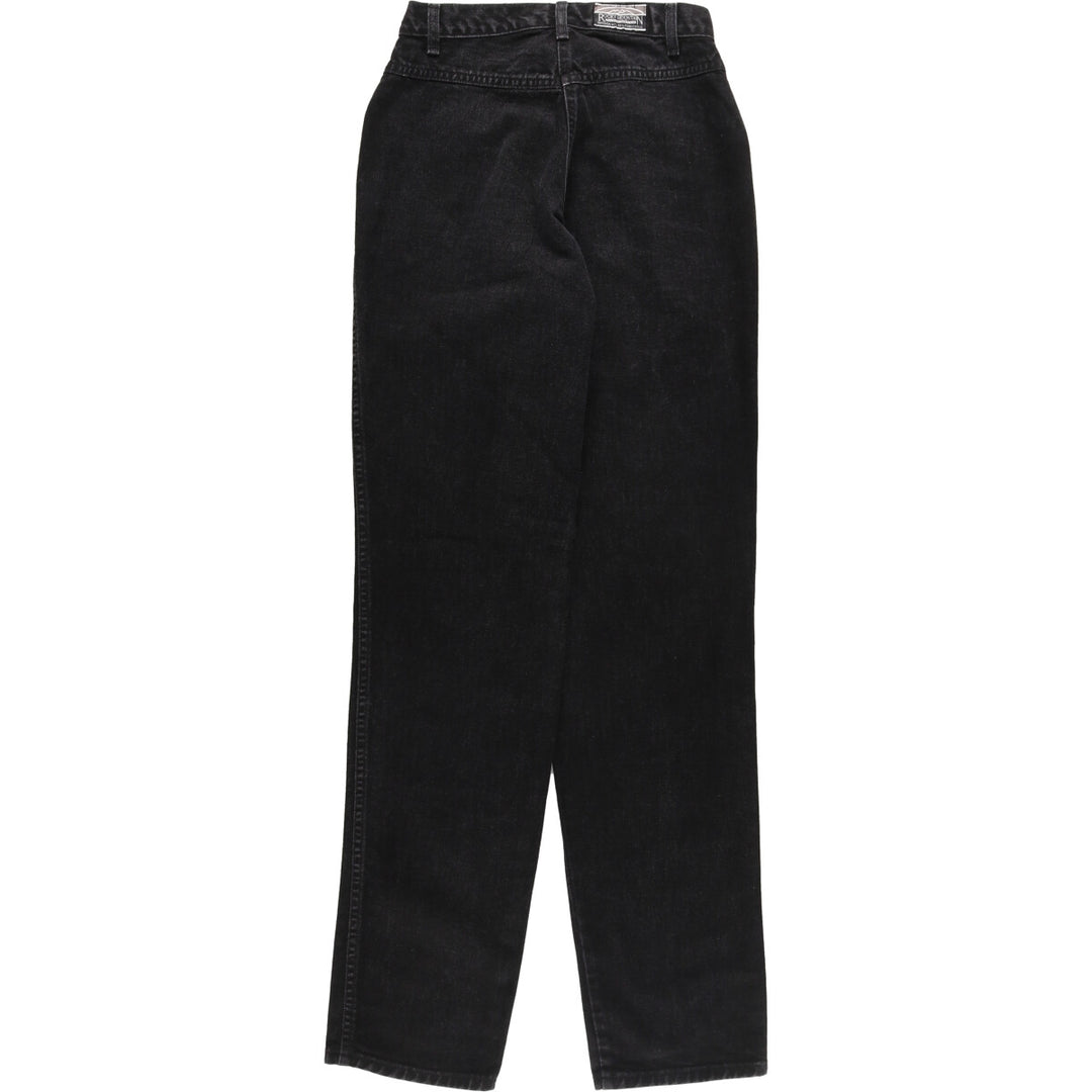 Rocky Mountain Black Denim Straight Denim Pants Men's w27 cotton black type Vintage Second Hand