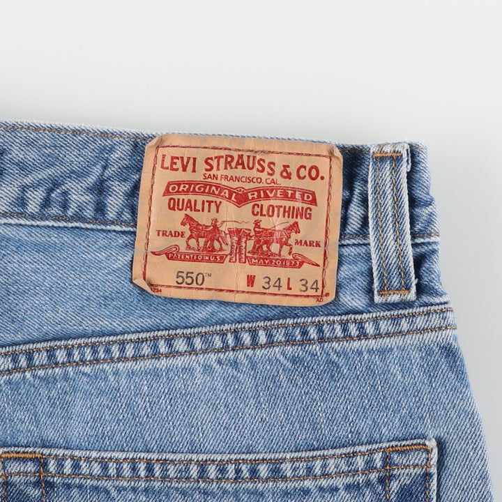 Levi's 550 Relaxed Fit Tapered Denim Pants Men's W34 / eaa461780