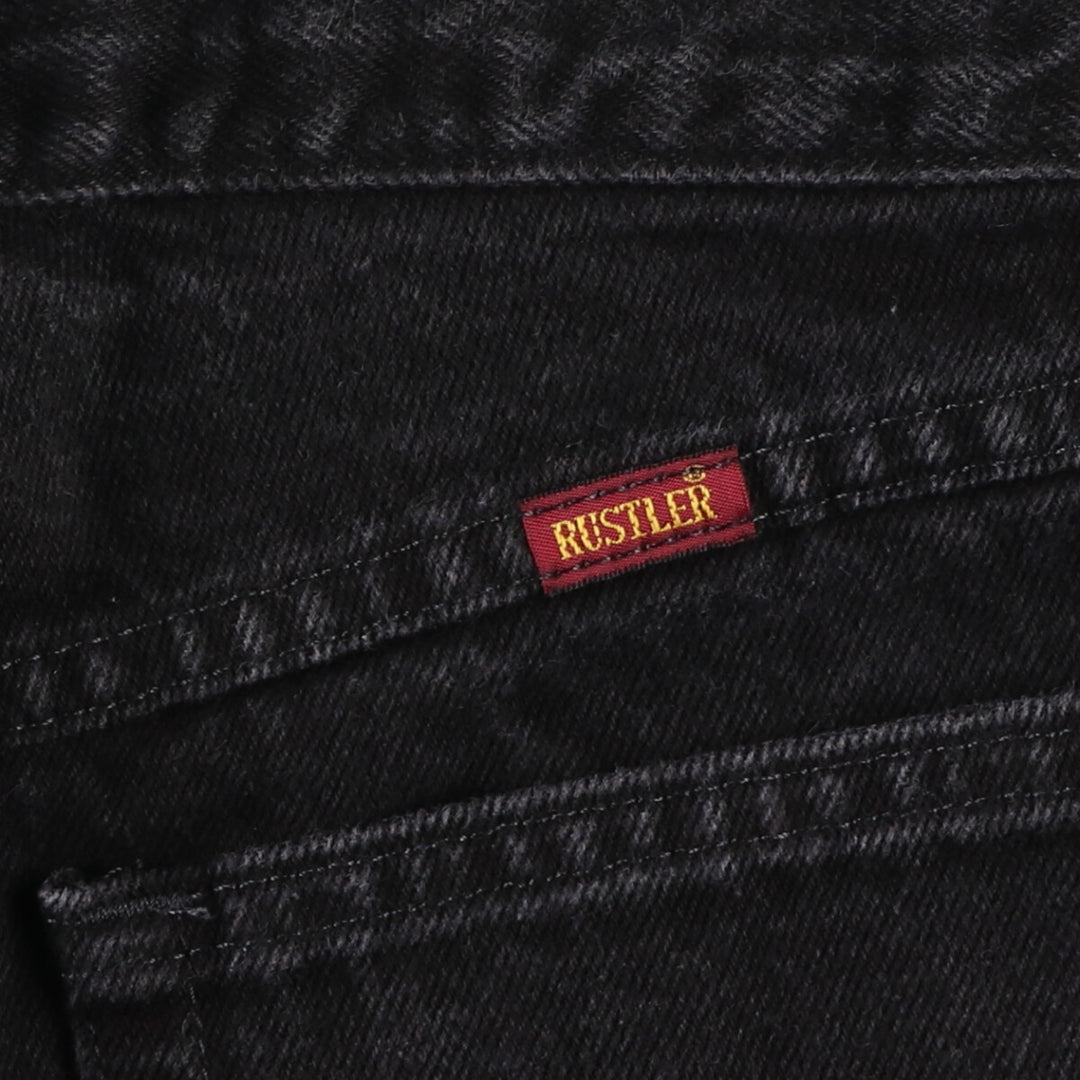 RUSTLER Black Denim Straight Denim Pants Men's W30 equivalent /eaa461789