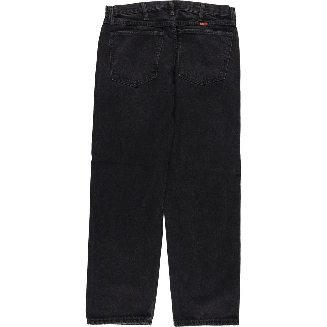 Rustler Black Denim Straight Denim Pants for Men, W33 equivalent / eaa461793