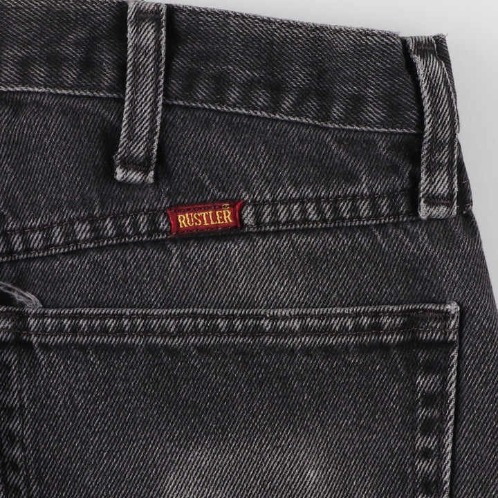 RUSTLER Black Denim Straight Denim Pants Men's W32 equivalent / eaa461797