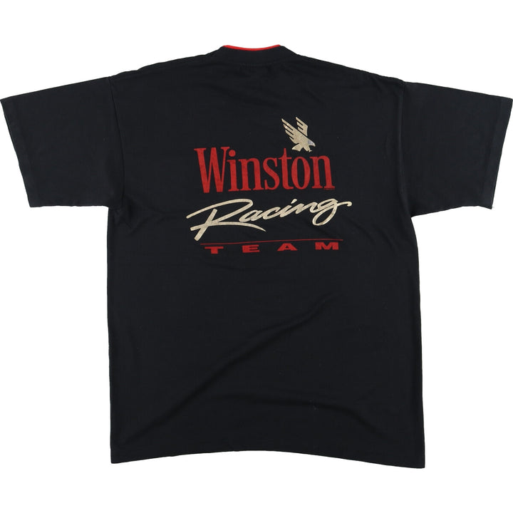 90'S AMERICAN BORN WINSTON Winston back print advertising T-shirt made in USA men's XL vintage /eaa461813