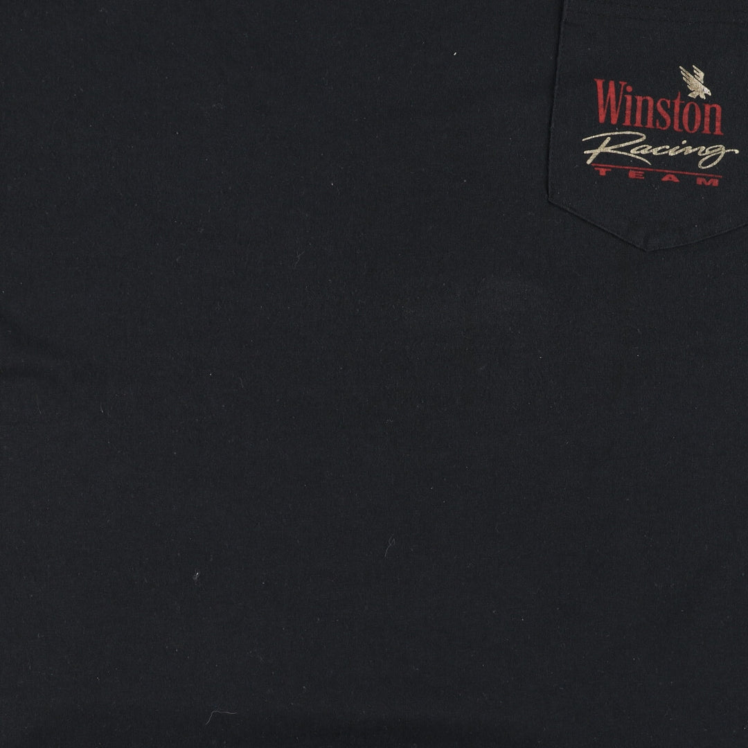 90'S AMERICAN BORN WINSTON Winston back print advertising T-shirt made in USA men's XL vintage /eaa461813