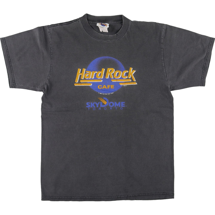 80s-90'S HARD ROCK CAFE TORONTO SKYDOME Advertising T-shirt Made in Canada Men's L /eaa461821