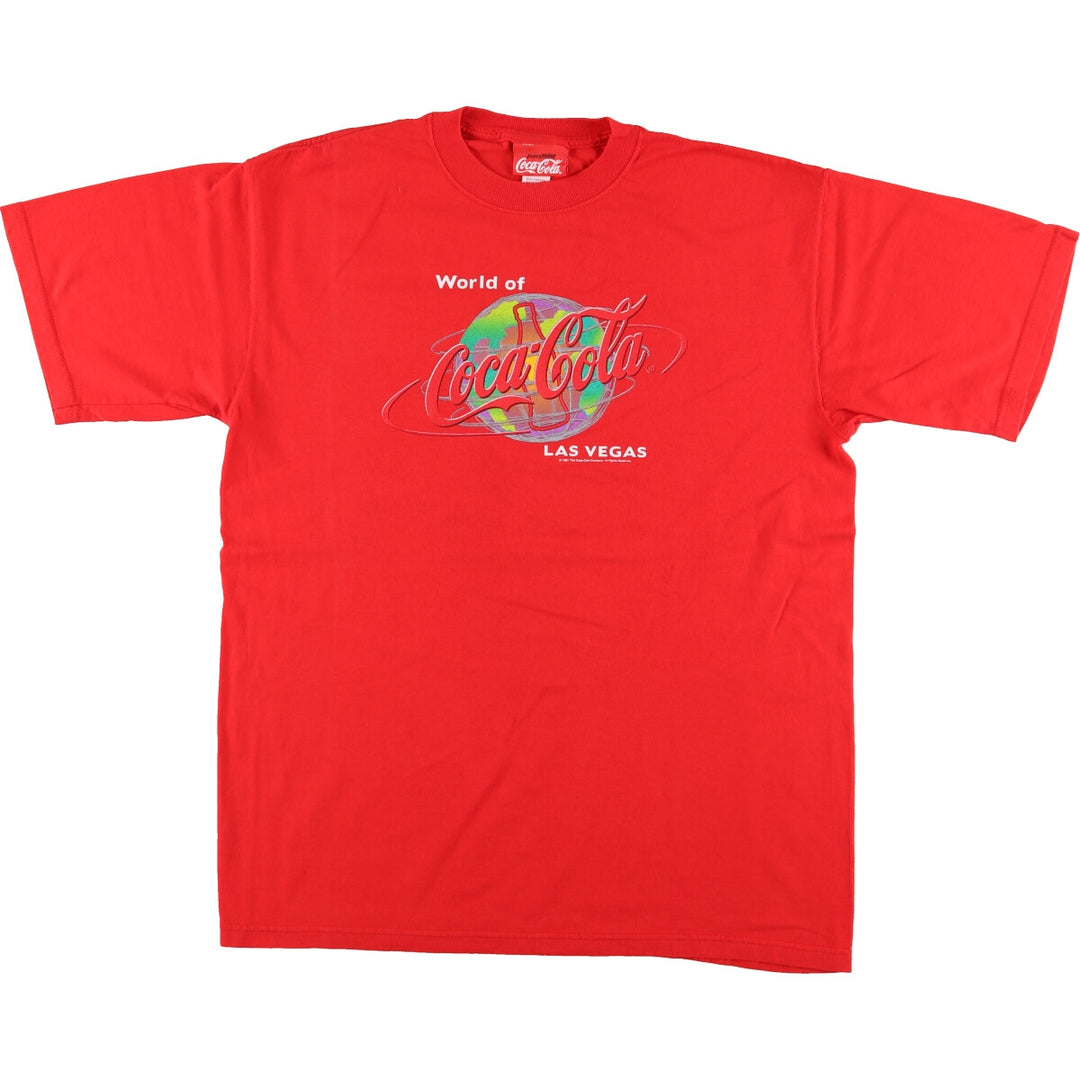 90'S COCA-COLA Advertising T-shirt Made in USA Men's M Vintage /eaa461822