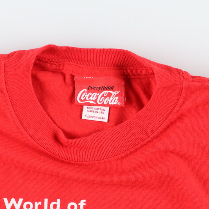 90'S COCA-COLA Advertising T-shirt Made in USA Men's M Vintage /eaa461822