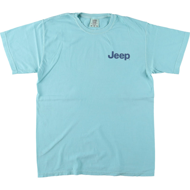 COMFORT COLORS JEEP Back Print Advertising T-Shirt Men's M /eaa461831