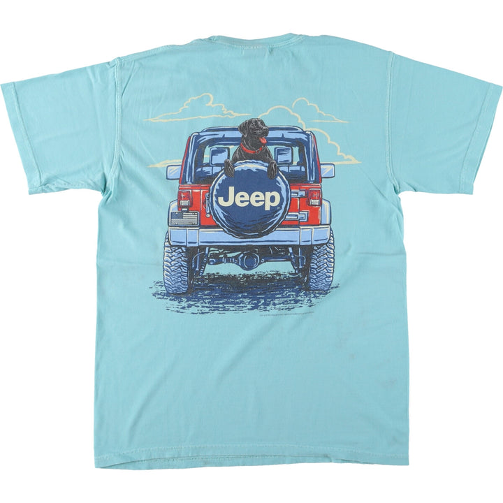 COMFORT COLORS JEEP Back Print Advertising T-Shirt Men's M /eaa461831