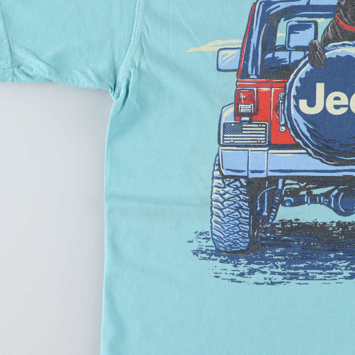 COMFORT COLORS JEEP Back Print Advertising T-Shirt Men's M /eaa461831