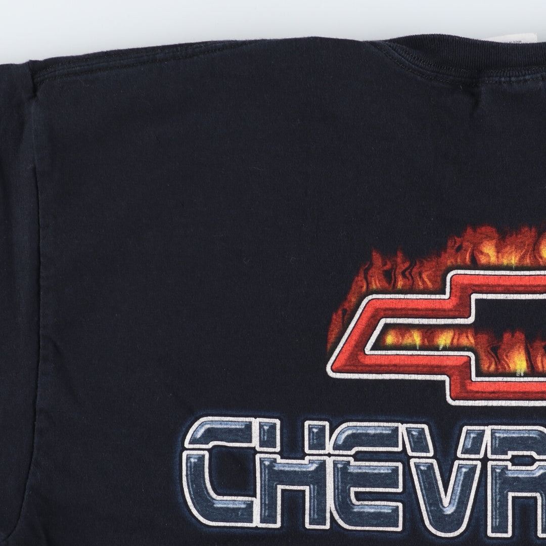 00'S Gildan CHEVROLET Chevrolet Back Print Advertising T-Shirt Men's XL /eaa461832