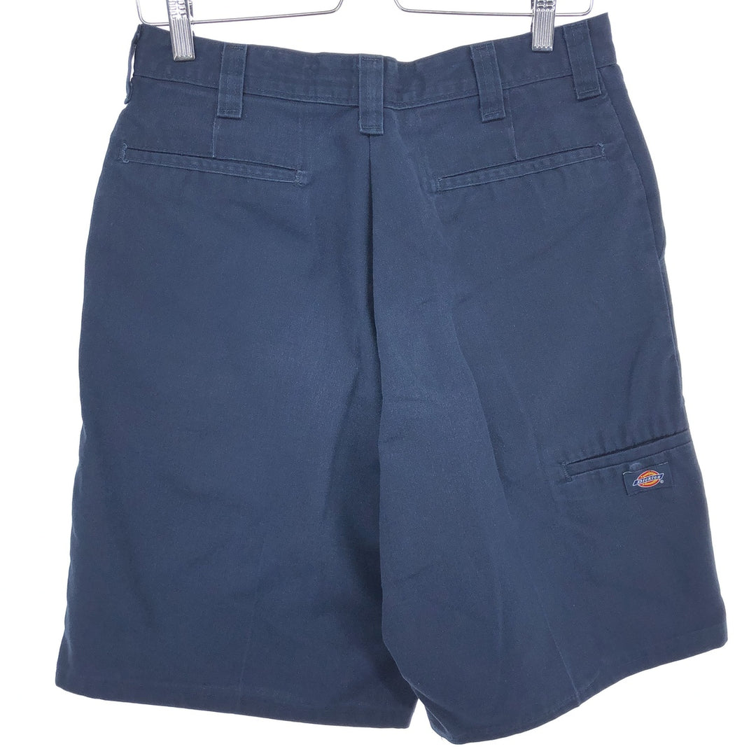 Dickies Work Shorts, Half Pants, Men's, W31 equivalent polyester navy blue type Vintage Second Hand