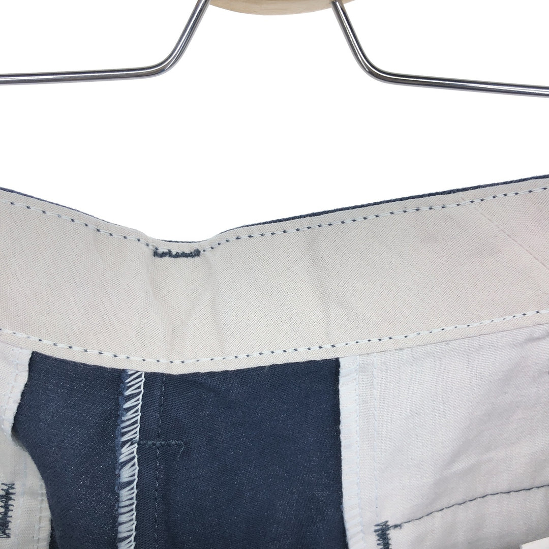 Dickies Work Shorts, Half Pants, Men's, W31 equivalent polyester navy blue type Vintage Second Hand