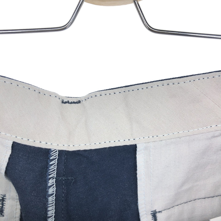 Dickies Work Shorts, Half Pants, Men's, W31 equivalent polyester navy blue type Vintage Second Hand