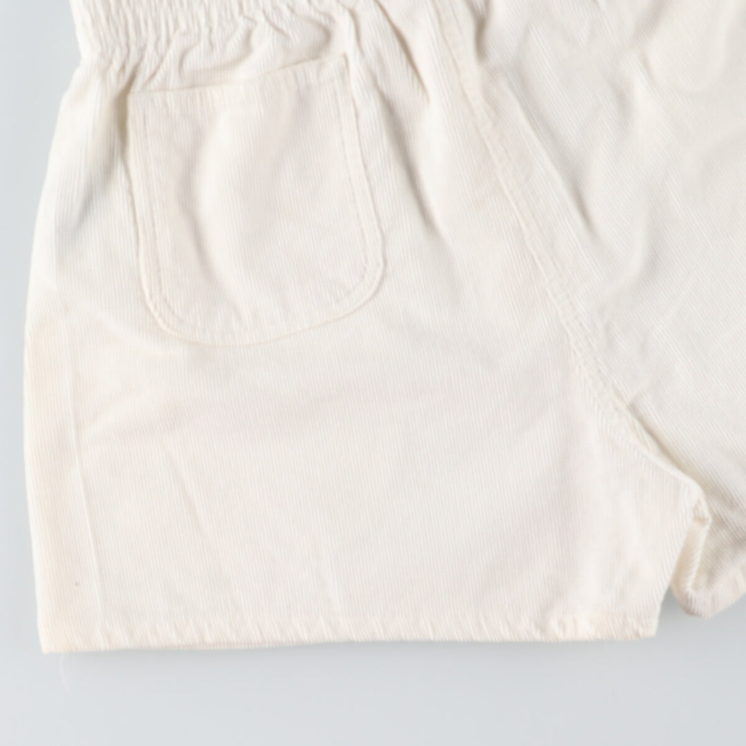80'S Ocean Pacific Cotton Shorts Short Pants Women's L Vintage cotton white type Vintage Second Hand