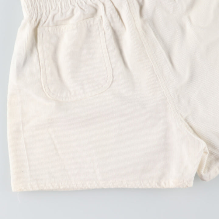 80'S Ocean Pacific Cotton Shorts Short Pants Women's L Vintage cotton white type Vintage Second Hand