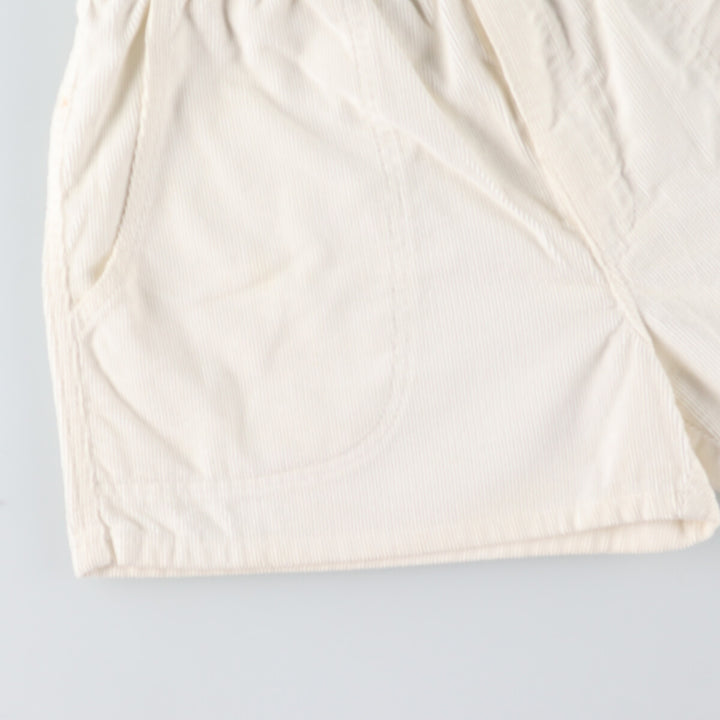 80'S Ocean Pacific Cotton Shorts Short Pants Women's L Vintage cotton white type Vintage Second Hand