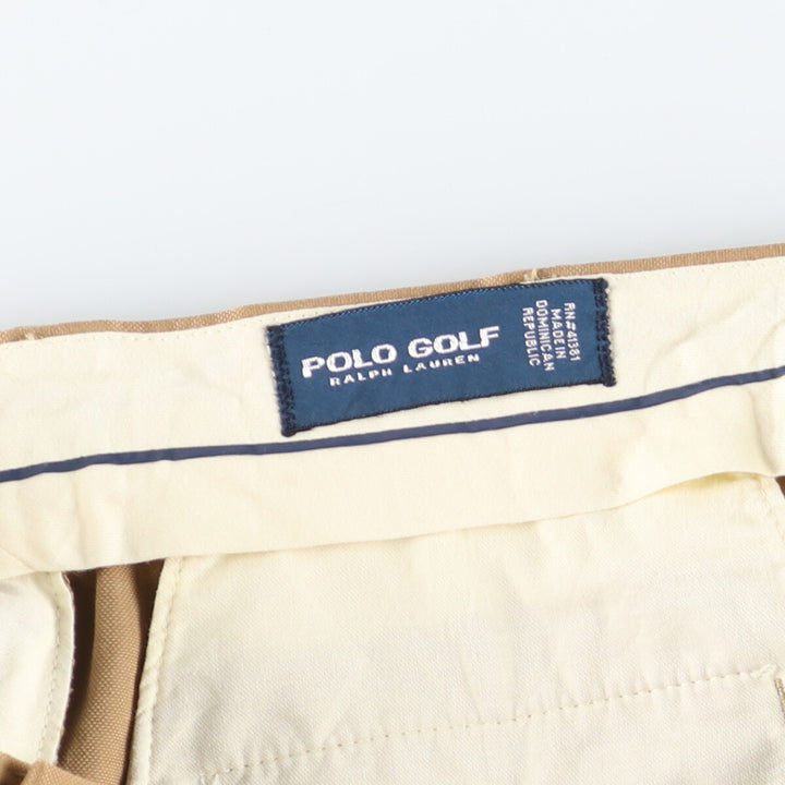 Ralph Lauren POLO GOLF Polo Golf Shorts Short Pants Men's w34 polyester beige type brown Vintage Second Hand