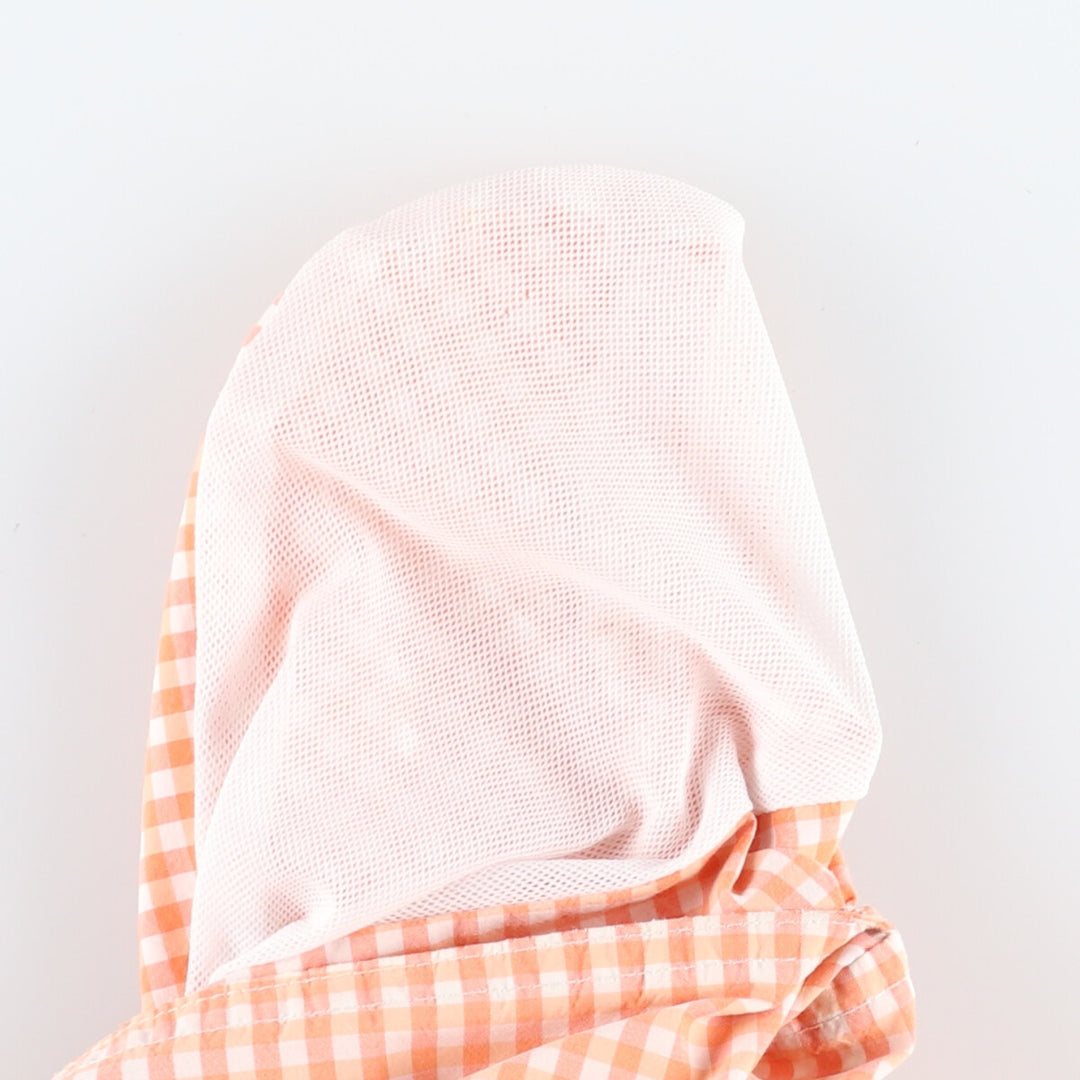 POLO by Ralph Lauren Gingham Check Cotton x Nylon Shorts, Men's M cotton orange type Vintage Second Hand