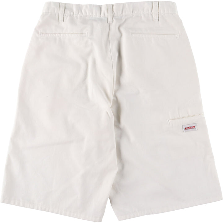 Dickies Logo Patch Chino Painter Shorts, Men's, W33 polyester white type Vintage Second Hand