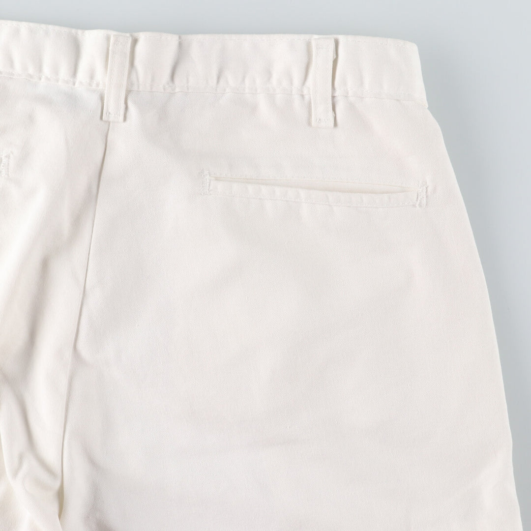 Dickies Logo Patch Chino Painter Shorts, Men's, W33 polyester white type Vintage Second Hand