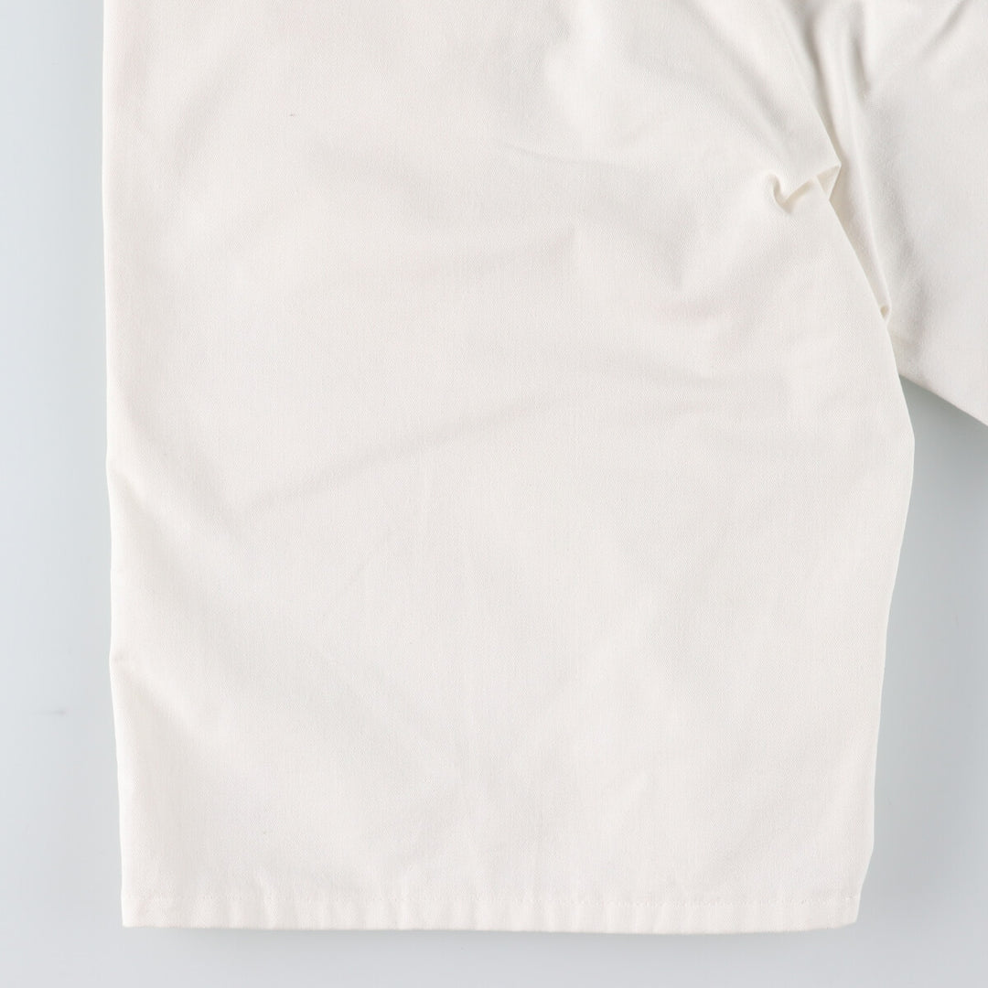 Dickies Logo Patch Chino Painter Shorts, Men's, W33 polyester white type Vintage Second Hand