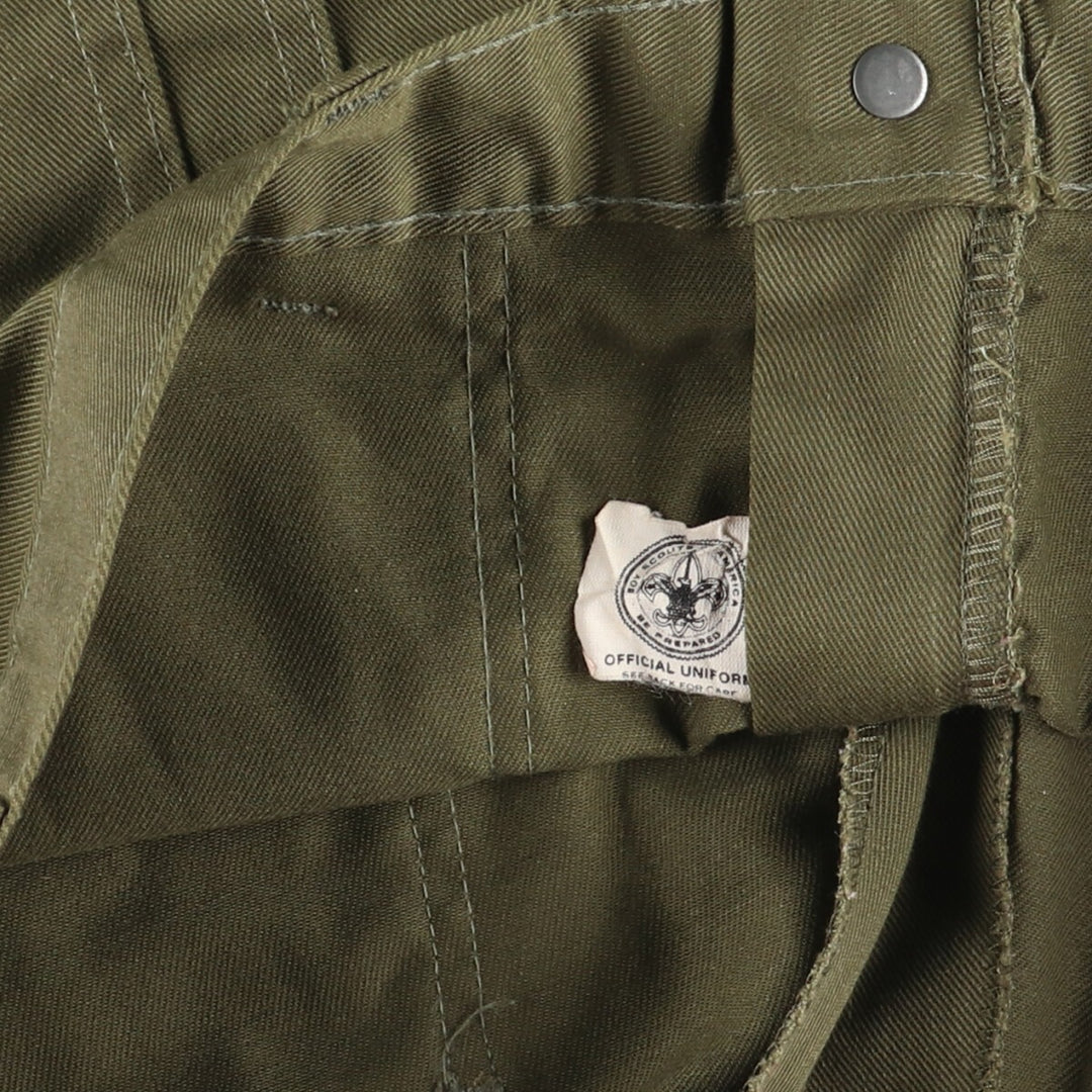 BOY SCOUTS OF AMERICA Boy Scout Pants Bush Shorts Shorts Men's w36 unknown Khaki type Vintage Second Hand