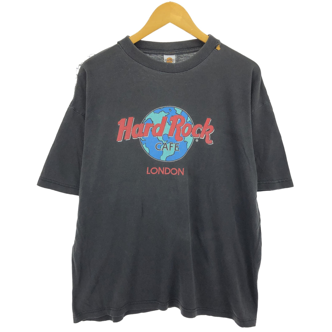 90s~ HARD ROCK CAFE Hard Rock Cafe Advertising T-shirt Men's XL equivalent Vintage /eaa461937