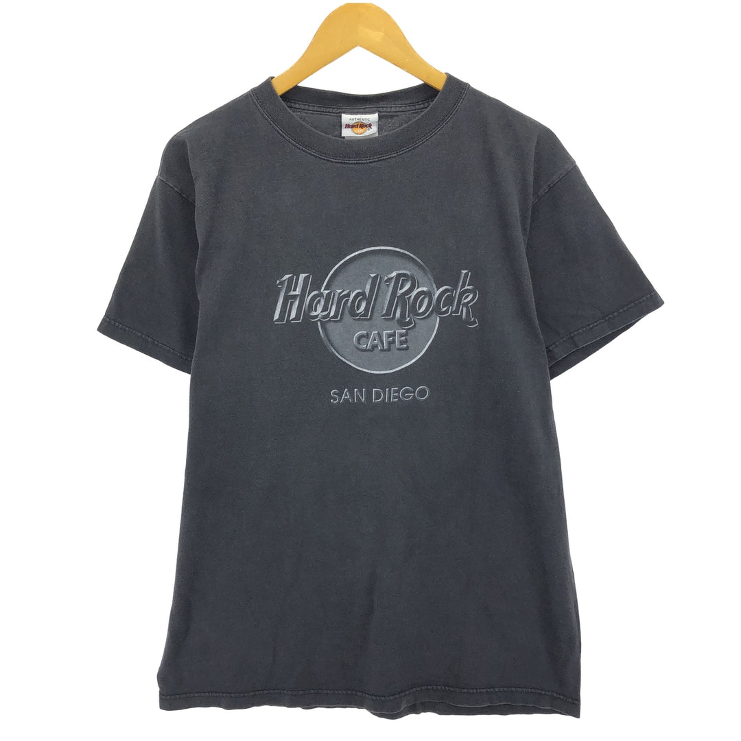 90s~ HARD ROCK CAFE Hard Rock Cafe Advertising T-shirt Men's L equivalent Vintage / eaa461938