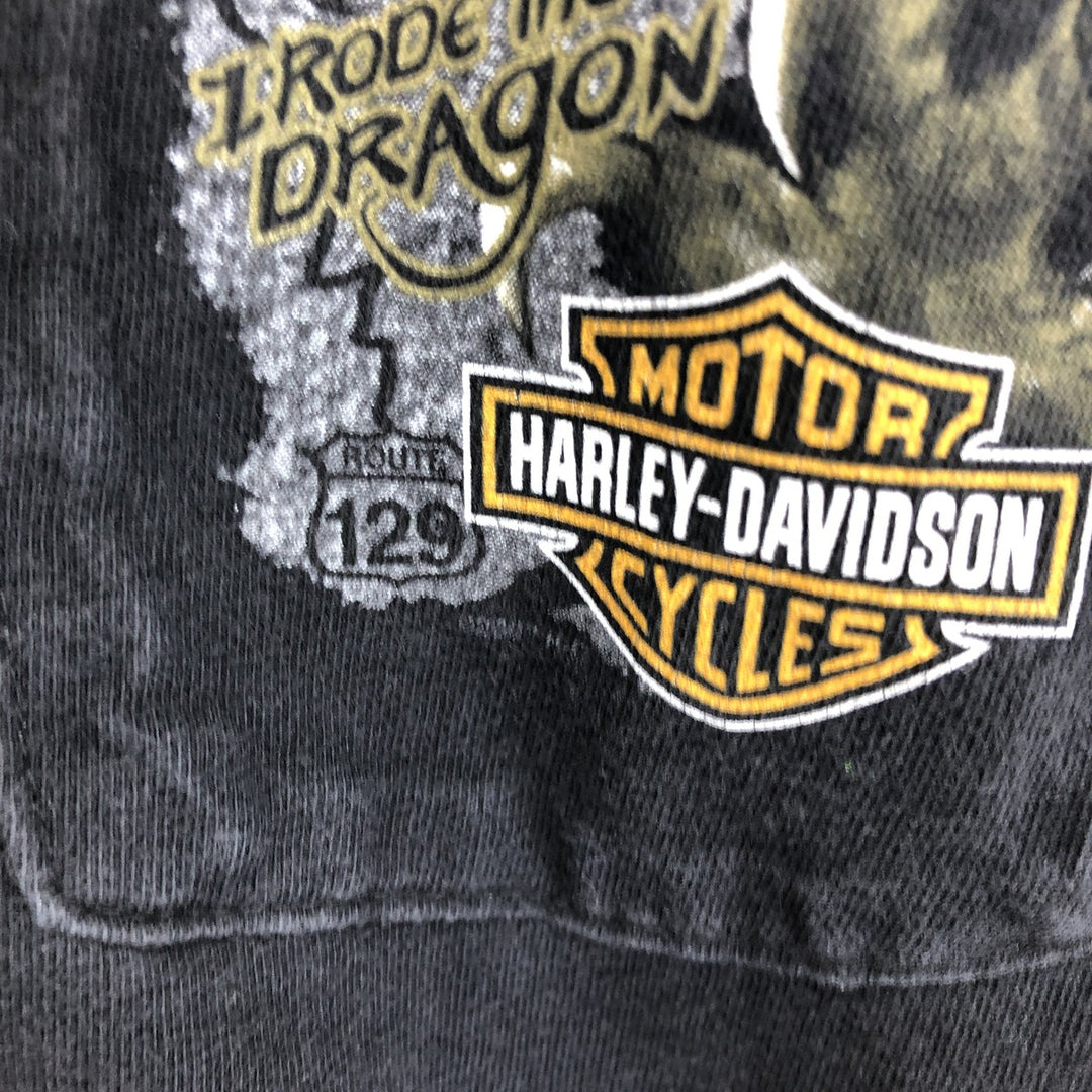 00'S Harley-Davidson Dragon Pattern Motorcycle Bike T-shirt Made in USA Men's XXXL /eaa461960