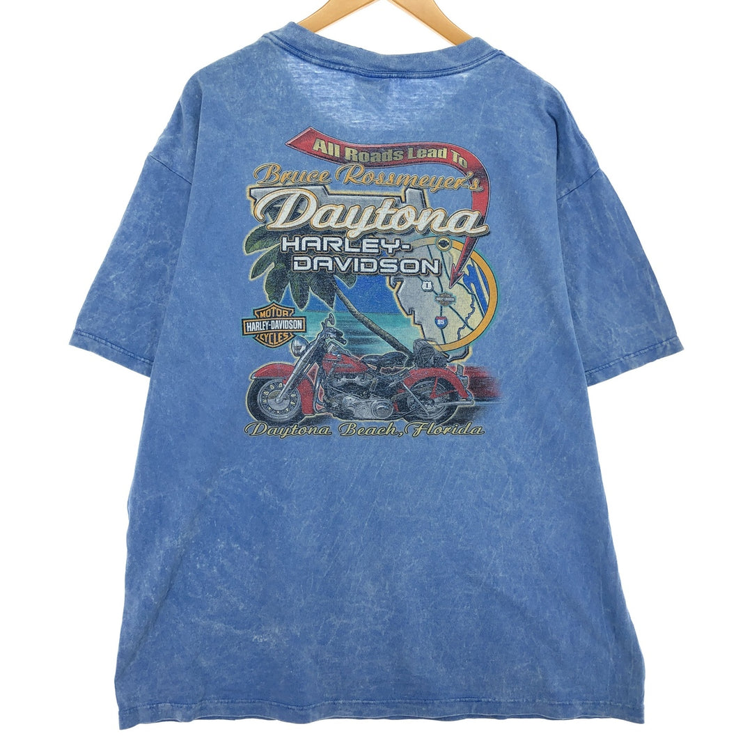 00'S Harley-Davidson Motorcycle Bike T-shirt Made in USA Men's XL /eaa461962