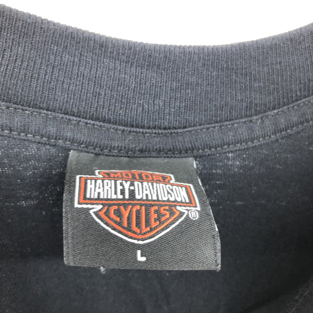 00'S Harley-Davidson Motorcycle Bike T-shirt Made in USA Men's L size /eaa461965