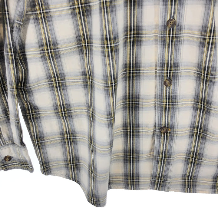 Carhartt RELAXED FIT Long Sleeve Button Down Check Shirt Men's L /eaa461975