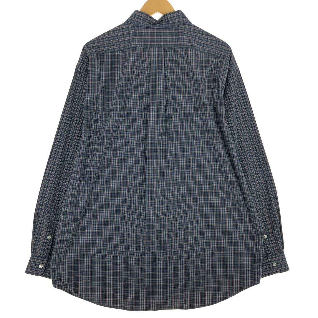 Ralph Lauren BLAKE long sleeve button down check shirt men's XL /eaa461987