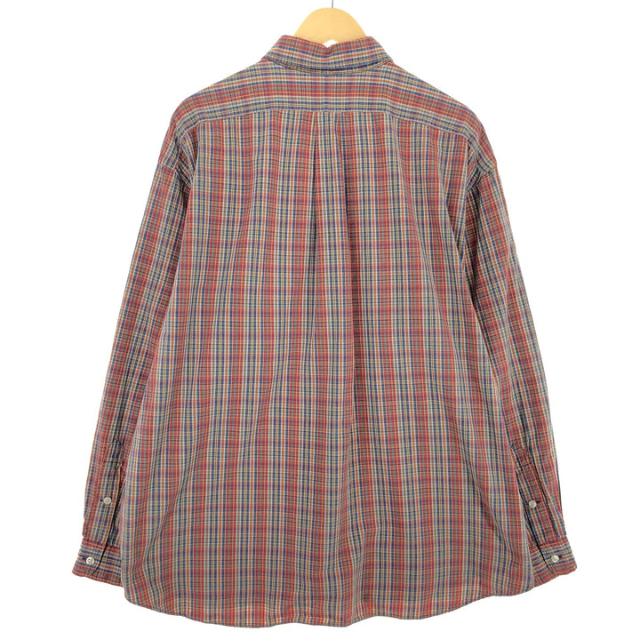 Ralph Lauren BLAIRE long sleeve button down check shirt men's XXL /eaa461988