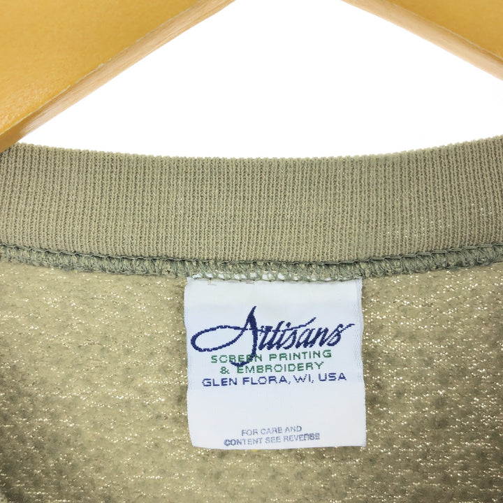 Artisans plain blank sweatshirt, made in USA, men's size L, vintage /eaa462067