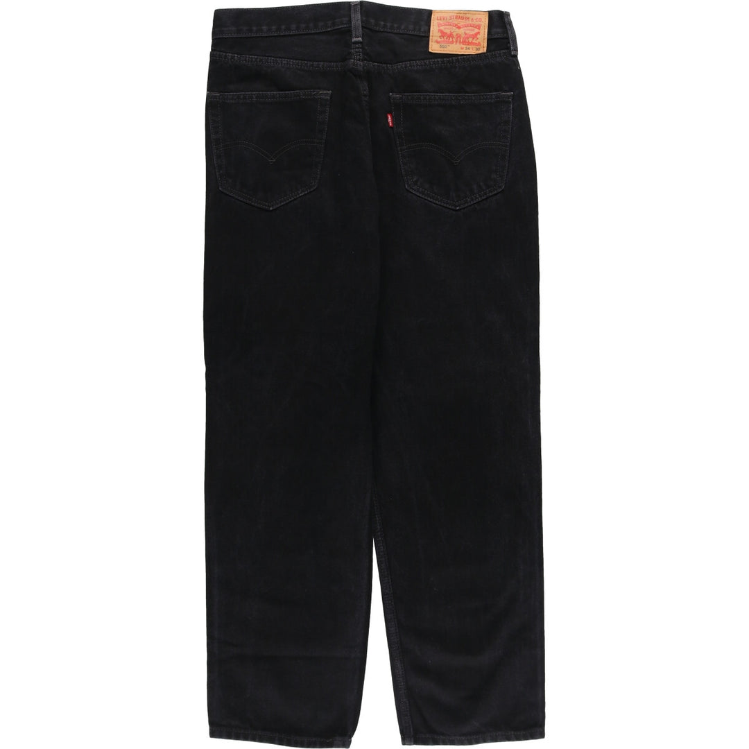 Levi's 550 Black Denim Tapered Denim Pants Men's W34 equivalent / eaa462103