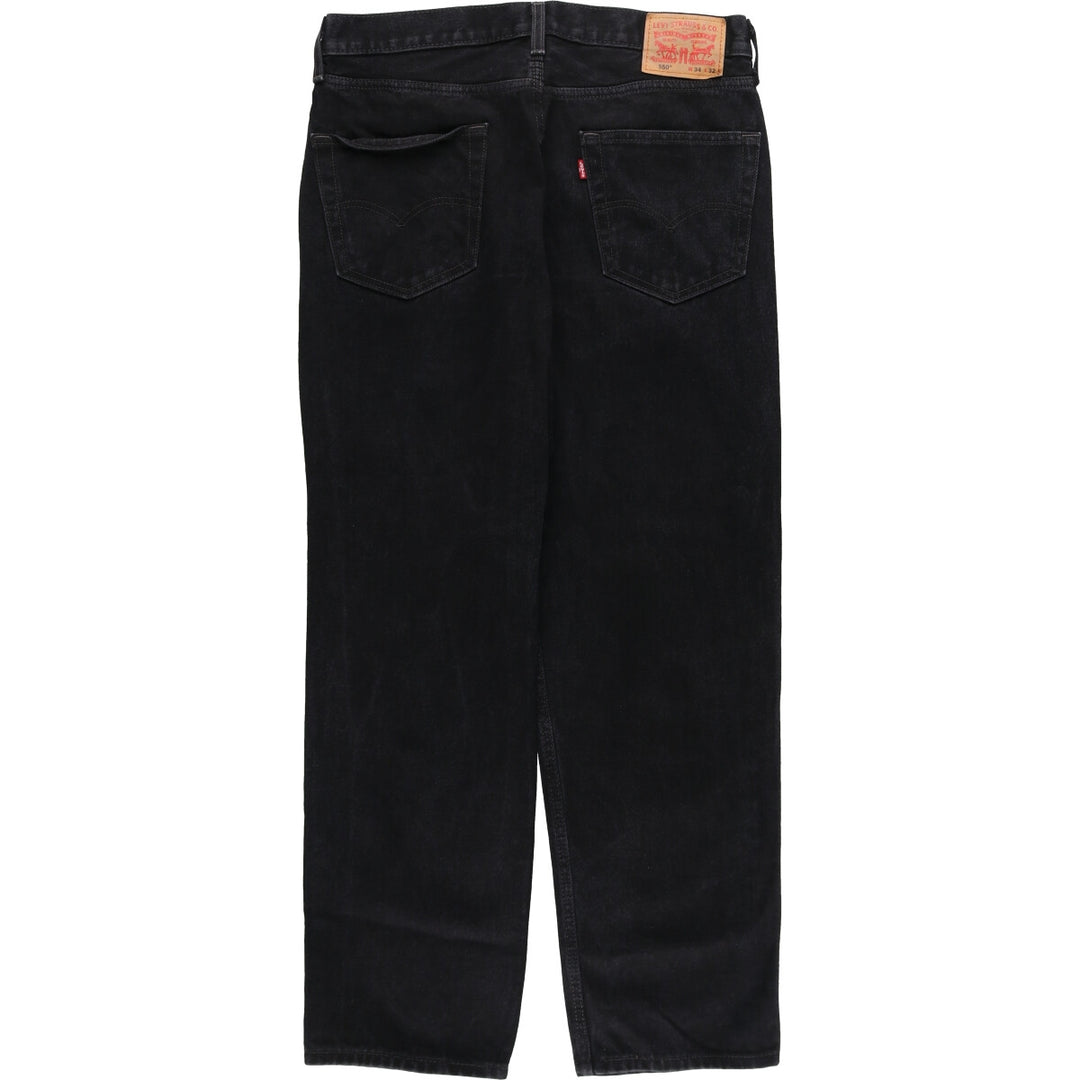 Levi's 550 Black Denim Tapered Denim Pants Men's W35 equivalent / eaa462111