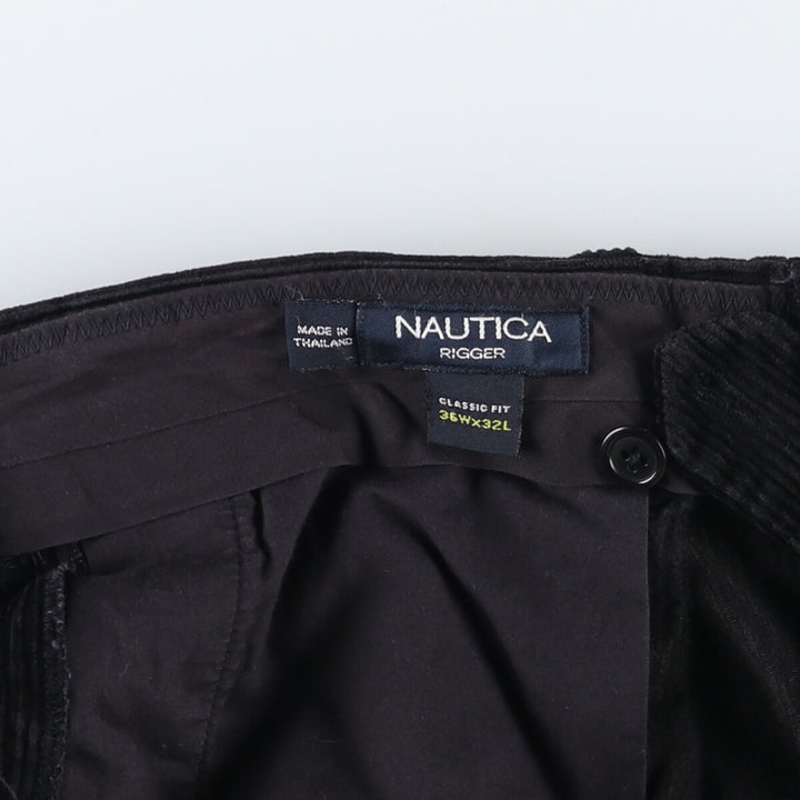 NAUTICA RIGGER Two-pleat Corduroy Pants for Men, Size W36, Two-pleat / eaa462123