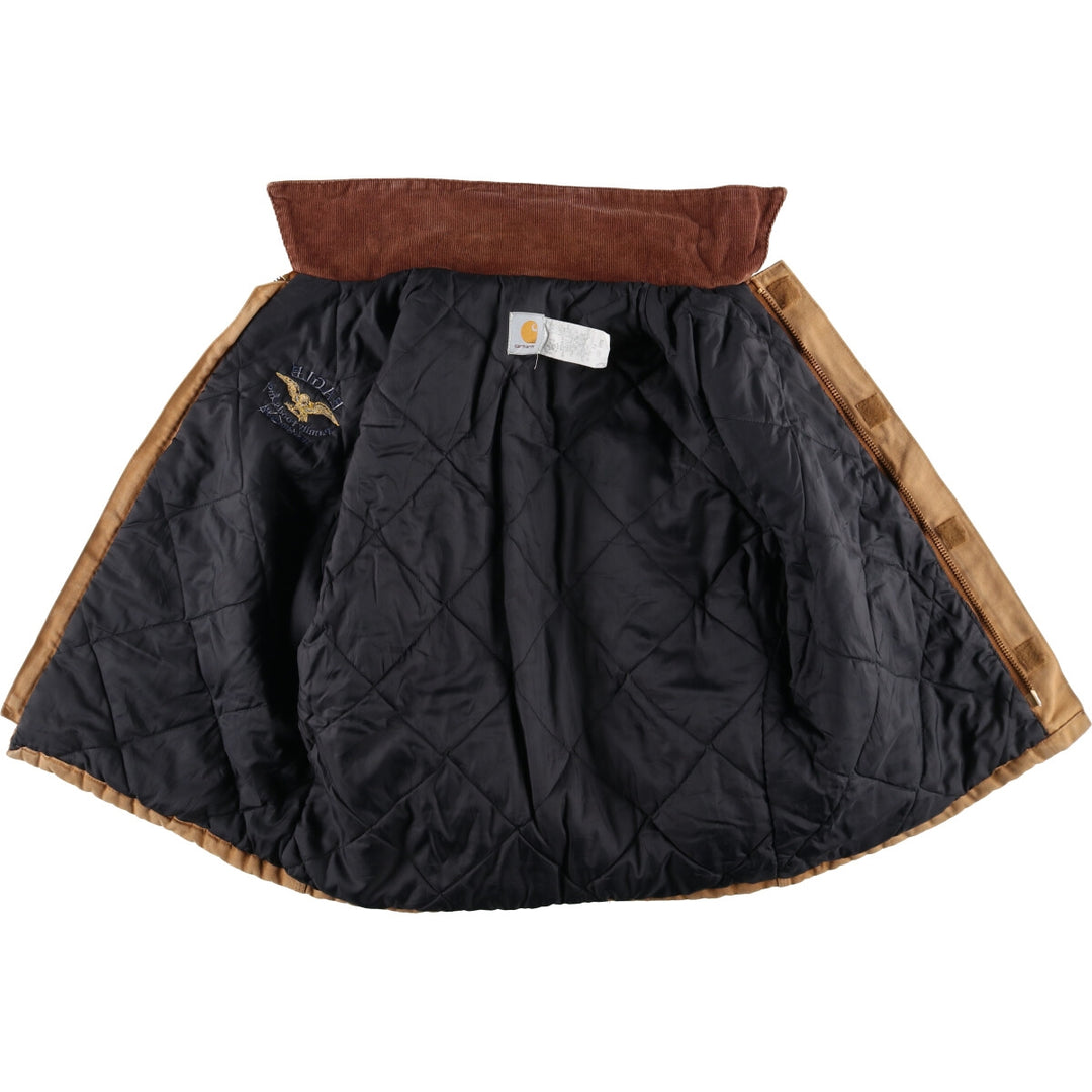 90'S Carhartt Traditional Jacket EAGLE Family Foods Inc Padded Work Jacket Made in USA Men's L size /eaa462242
