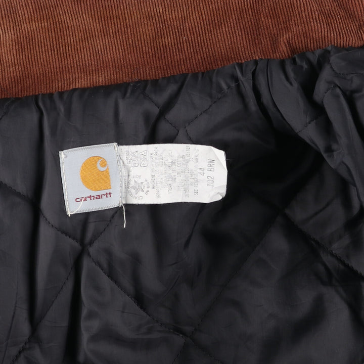 90'S Carhartt Traditional Jacket EAGLE Family Foods Inc Padded Work Jacket Made in USA Men's L size /eaa462242