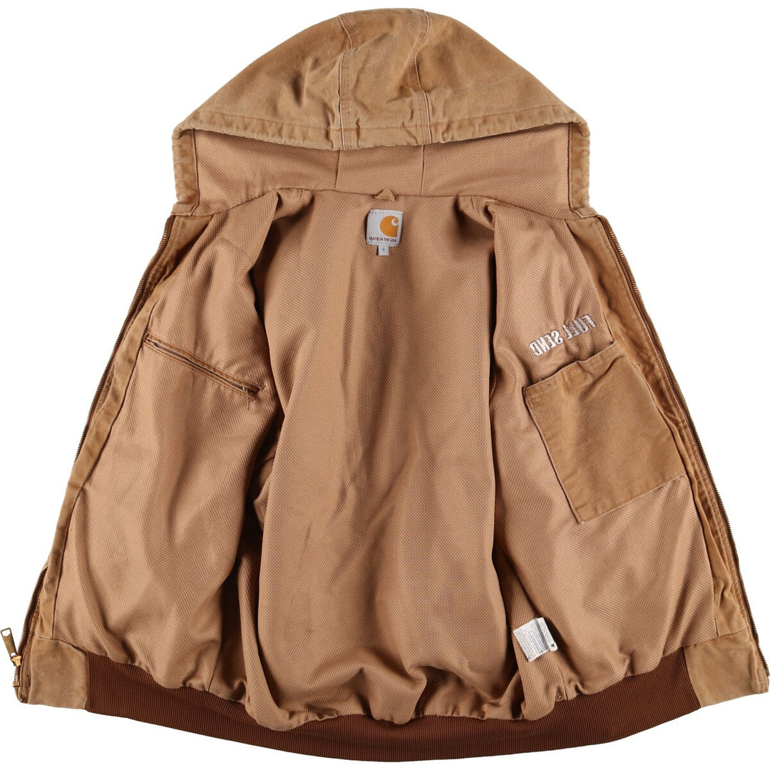 Carhartt Active Jacket Duck Full Zip Parka Made in USA Men's S size /eaa462243